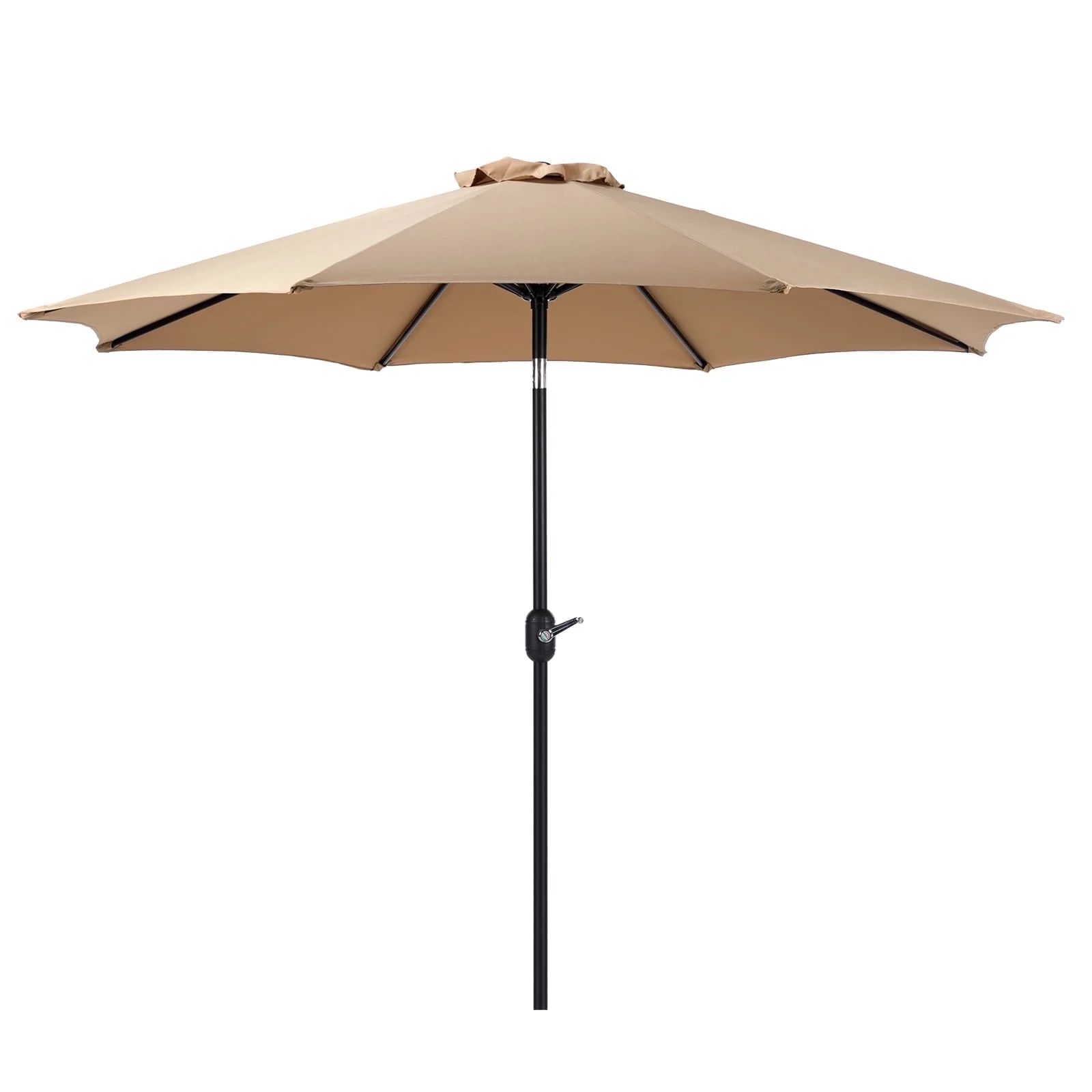 Yangming 9FT Outdoor Patio Umbrella with Push Button Tilt and Crank Handle, Market Umbrella with ... | Walmart (US)