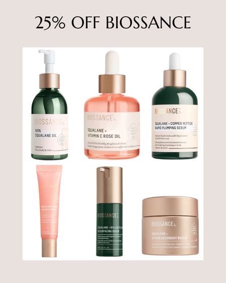 Get 25% off Biossance until 3/25!

These are my top picks for the sale. But if you can only buy one thing, you have to try the Copper Peptide Rapid Plumping Serum!

Biossance | Skincare | Sale 




#LTKsalealert #LTKfindsunder100 #LTKbeauty