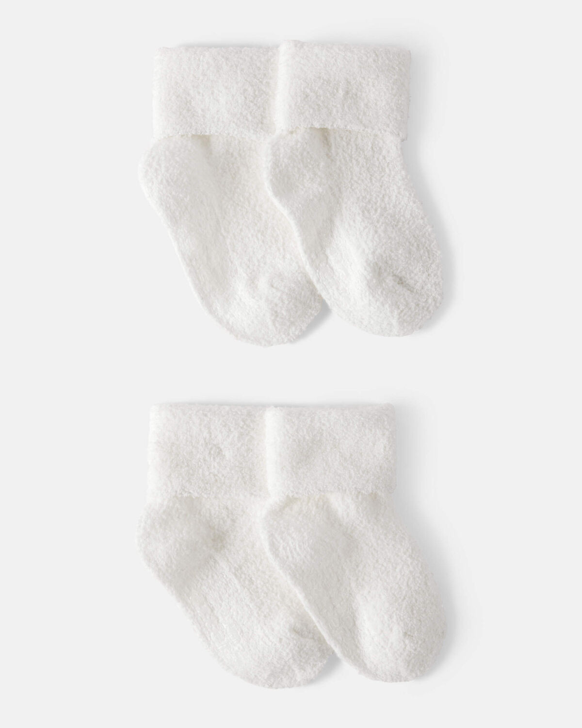 Baby 4-Pack Foldover Chenille  Booties | Carter's Inc