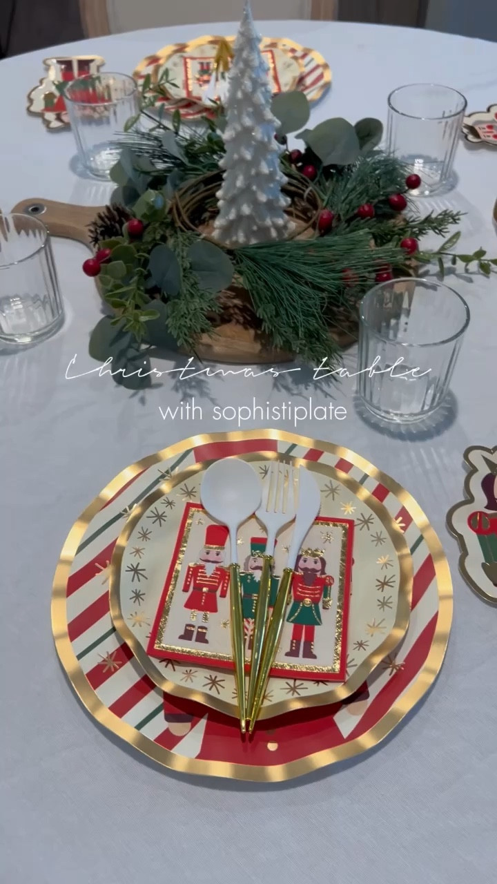 Shop this cute table setting! Make your table pop! 

#LTKVideo #LTKhome #LTKHoliday
