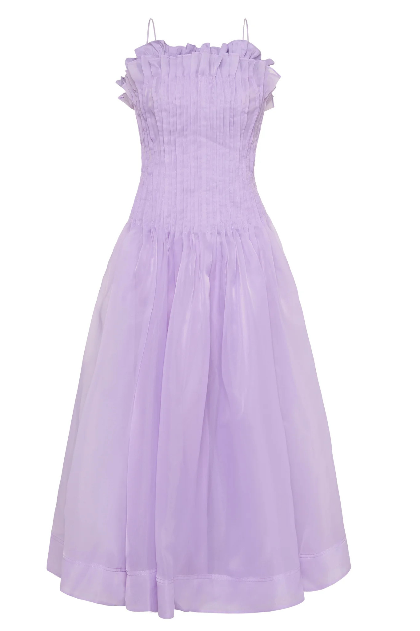 Horizon Pintucked Midi Dress | aje. (US, UK, Europe, ROW)