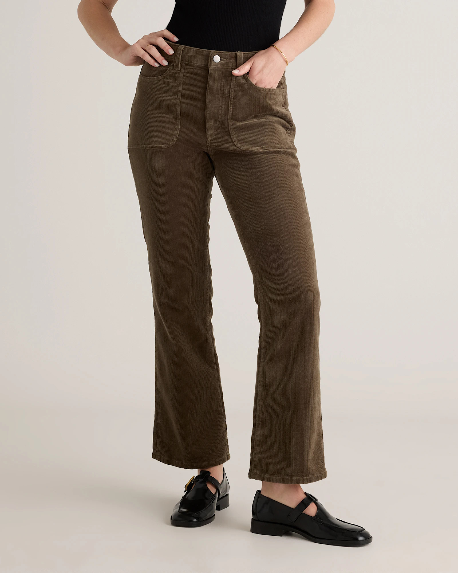 Organic Stretch Corduroy Flare Pants | Quince