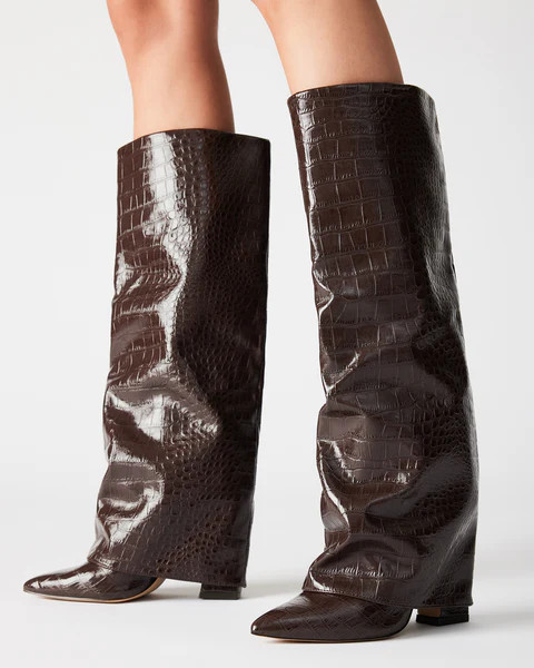 STUNTIN BROWN CROCODILE | Steve Madden (US)