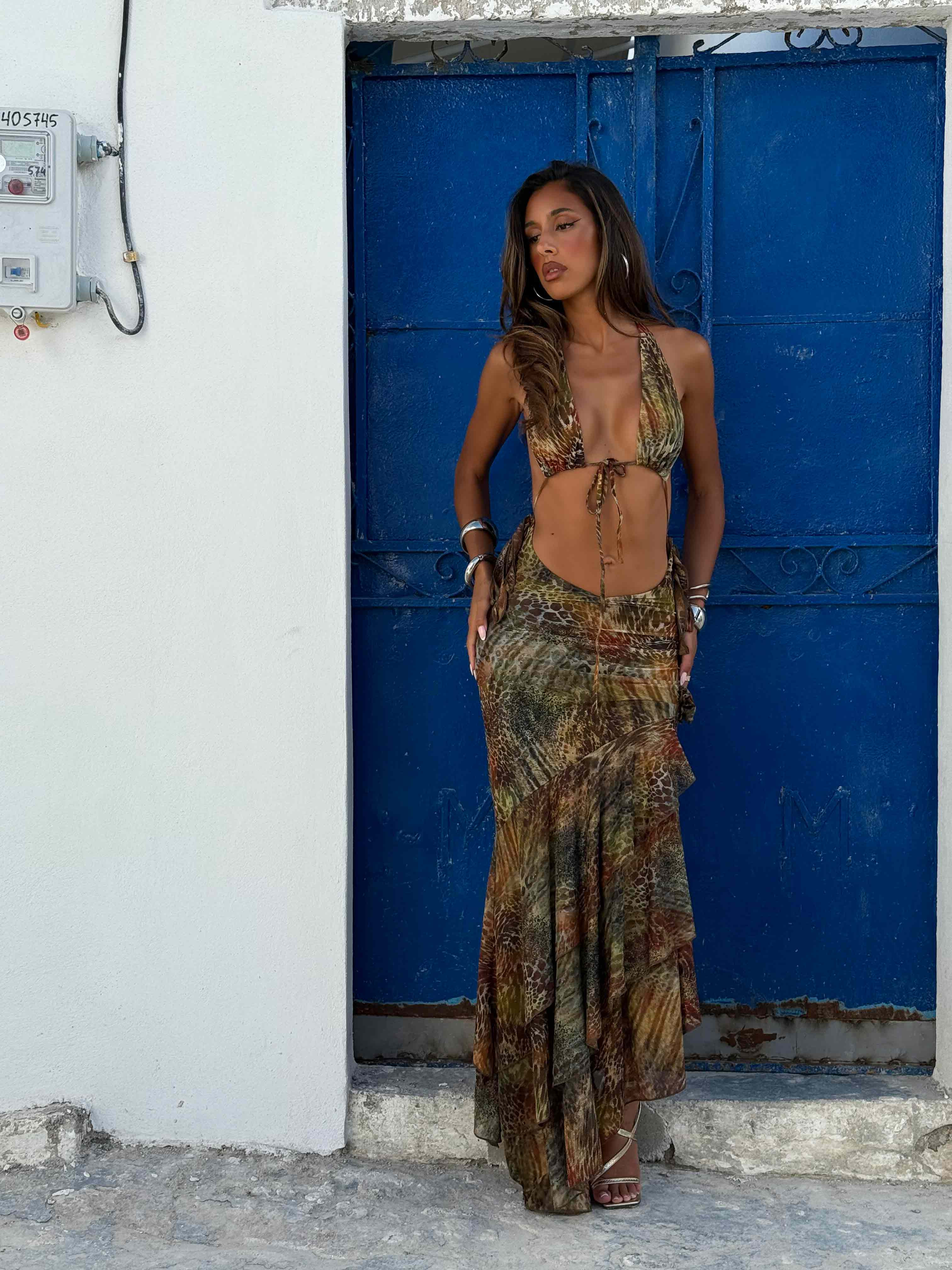 CASI MAXI DRESS SAFARIA | Outcast (US & UK)