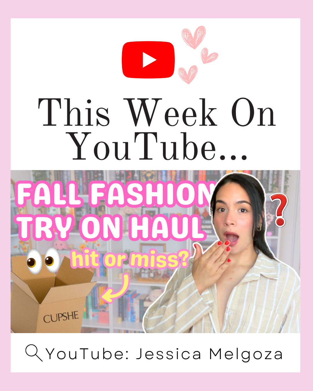 linked the haul items & outfit pieces featured in today's youtube video! cupshe discount code IGJESSI15 ✨ youtube video announcement, new youtube video, youtube lifestyle creator, youtube fashion video, fall fashion, fall fashion haul, fall clothing haul, fall try on haul, fall try on haul 2026, fashion try on haul, clothing try on haul, fall outfits, fall outfit ideas, fall fashion trends, fall wardrobe, fall style, autumn fashion, autumn outfits, fashion finds, clothing finds, fashion inspiration, outfit inspiration, affordable fashion, women's fashion, women's clothing, casual fall outfits, cute fall outfits, cozy fall fashion, trendy fall outfits, capsule wardrobe, seasonal wardrobe, fashion content creator, lifestyle creator, youtube creator, cupshe haul, Cupshe clothing, Cupshe fashion, LTK creator, LTK fashion, LTK lifestyle, LTK post, youtube announcement, new video alert, youtube recommendations  

 #LTKCon #LTKgrwm #LTKootd