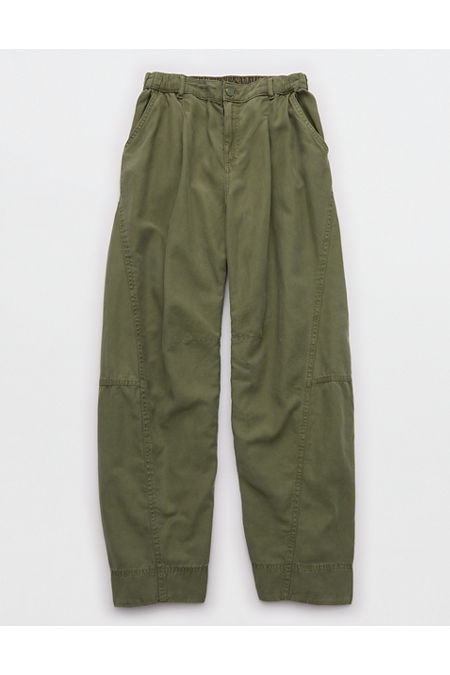 Aerie Utility Balloon Chino Pant Women's Festive Olive XXS | Aerie