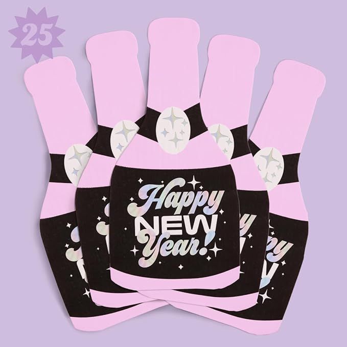 xo, Fetti New Years Eve 2024 Foil Napkins - 3-ply, 25 pcs | NYE 2024 Party Decorations, Happy New... | Amazon (US)