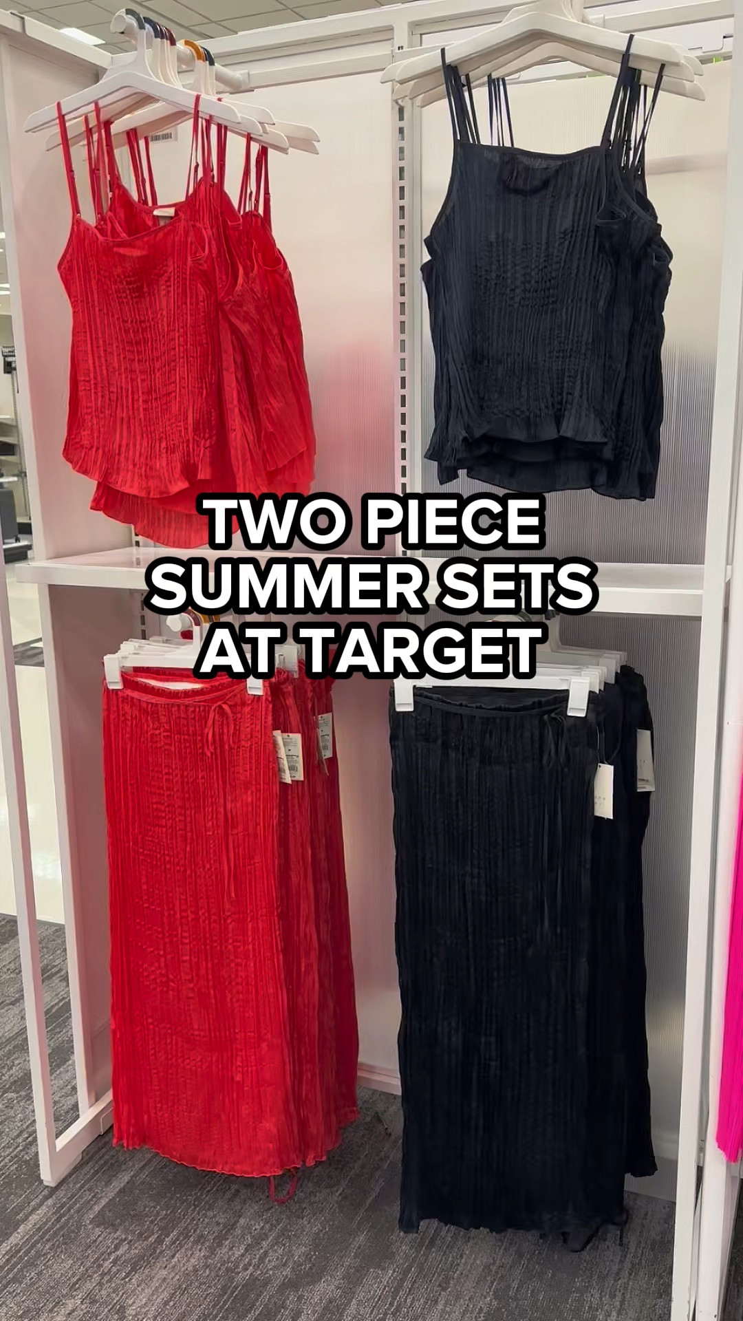 Two Piece Sets at Target 🖤

Skirt set, matching set, affordable matching set, black satin skirt, black tank top, red skirt, red tank top, midi skirt, maxi skirt, satin tank top, summer outfit, summer style, summer fashion, vacation outfit idea, Target outfit, bridal shower outfit, graduation outfit, wedding guest outfit, bridal shower outfit, date night outfit, Europe, Italy, Mexico, Tulum, Cancun, Puerto Rico, Bahamas, trendy set, trendy outfit

#LTKSeasonal #LTKfindsunder50 #LTKVideo