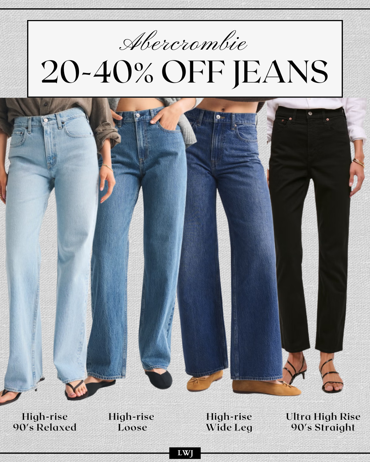20-40% off all jeans + an additional 15% off using the code AFJEAN, sale ends 2/2

linked to other sale selects 

 

#LTKSaleAlert