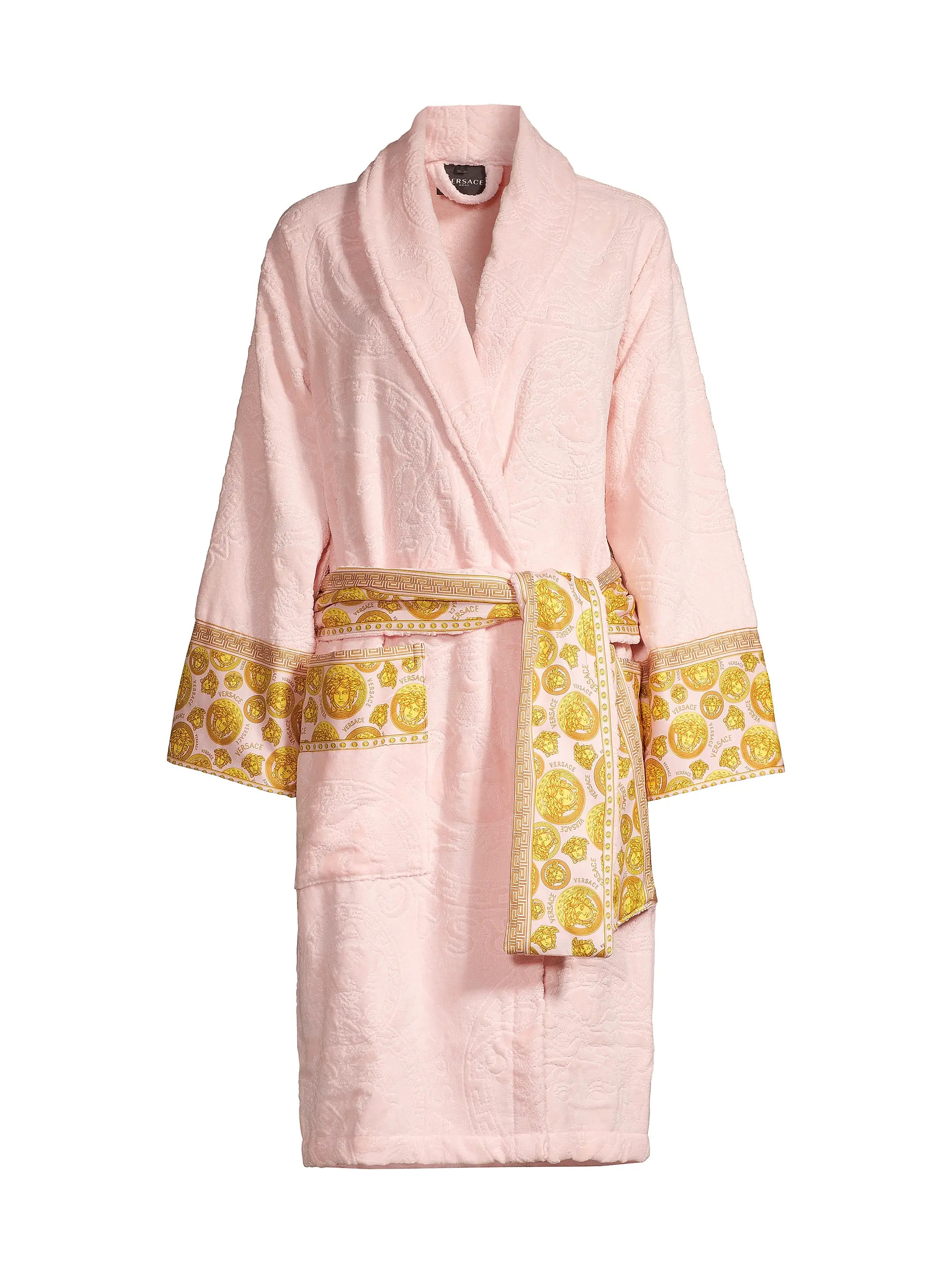 Medusa Logo Plush Bathrobe | Saks Fifth Avenue