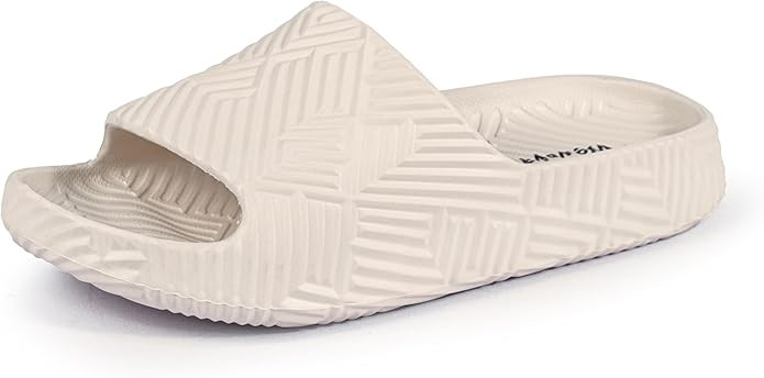 Weweya Slides for Women and Men - Bathroom Shower Shoes - Non Slip House Slippers - Lightweight B... | Amazon (US)