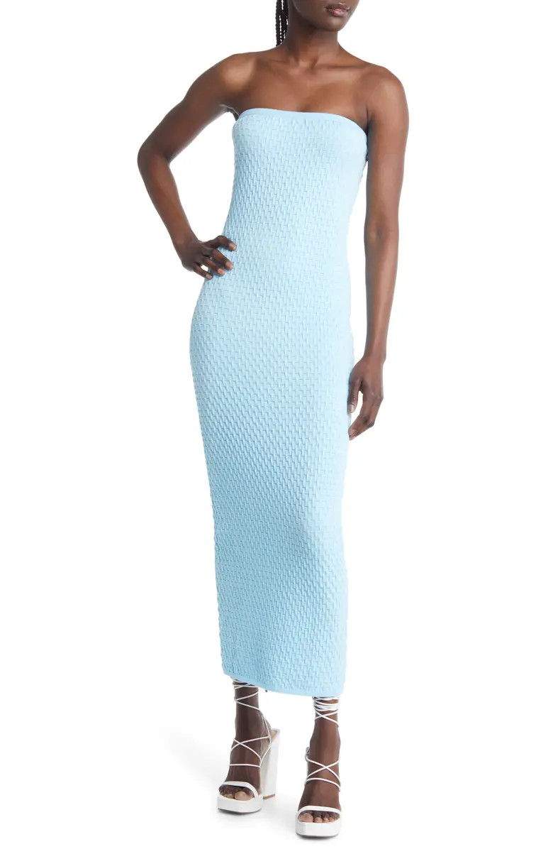 Strapless Maxi Sweater Dress | Nordstrom