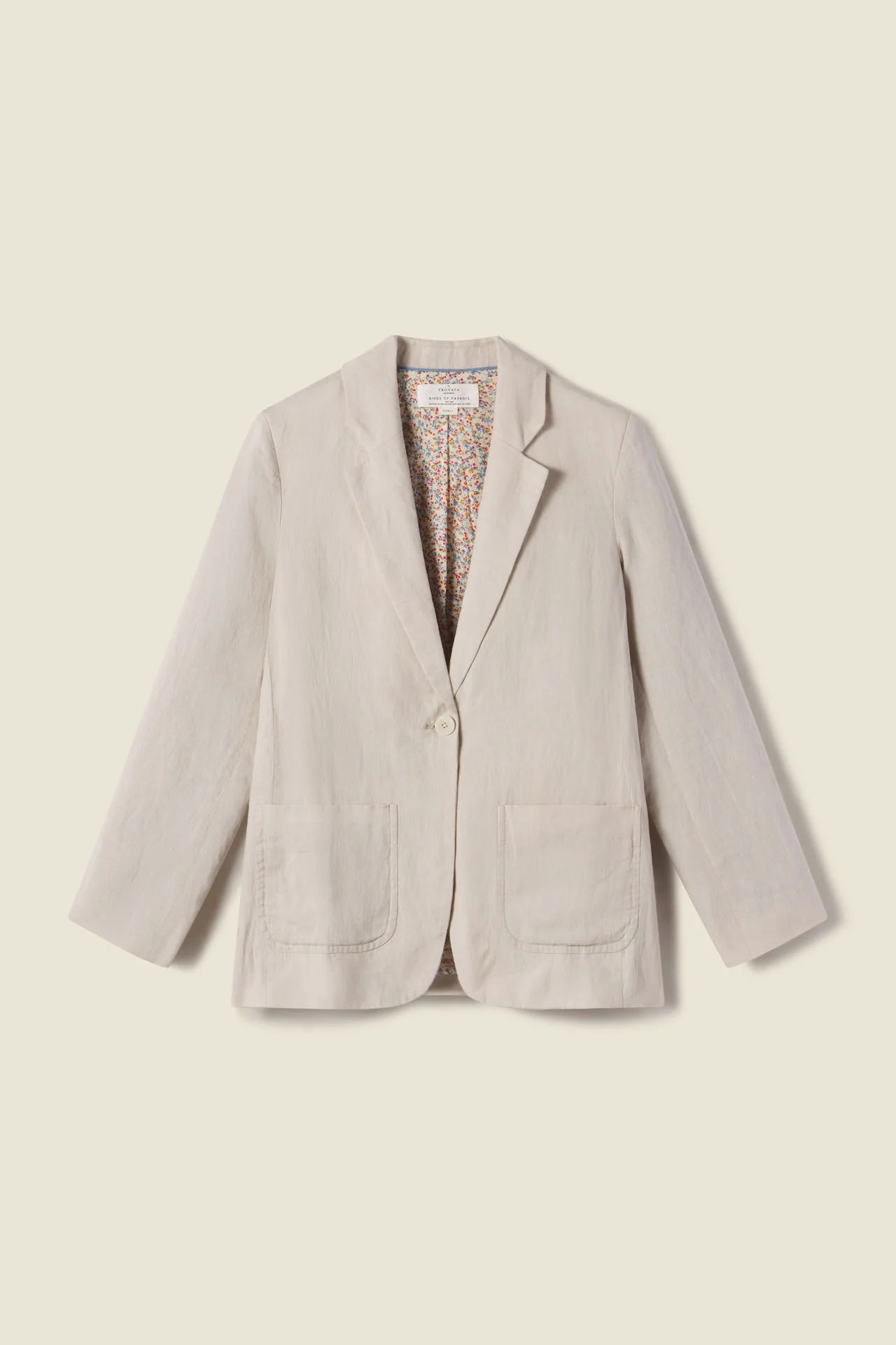 Theo Blazer Flax Linen | TROVATA