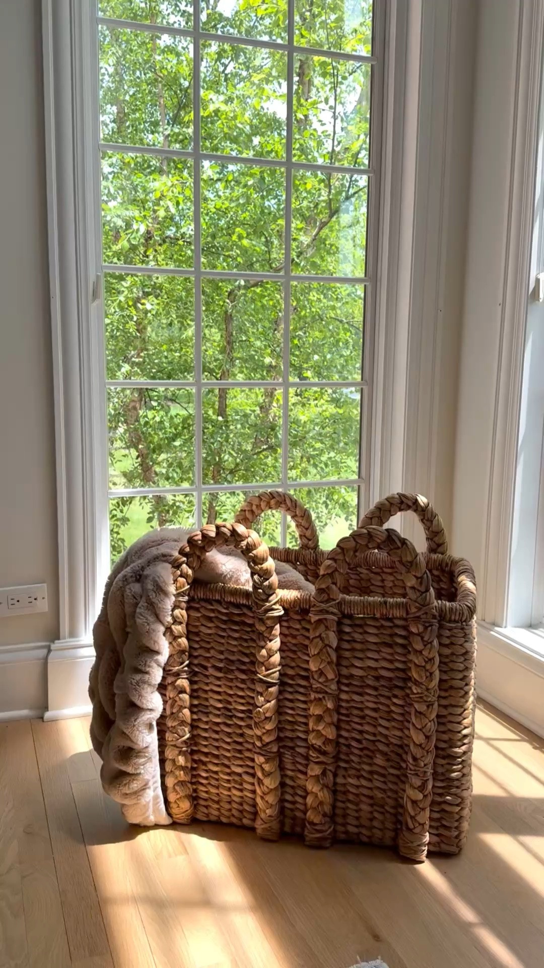 The prettiest basket for blankets!

#LTKHome