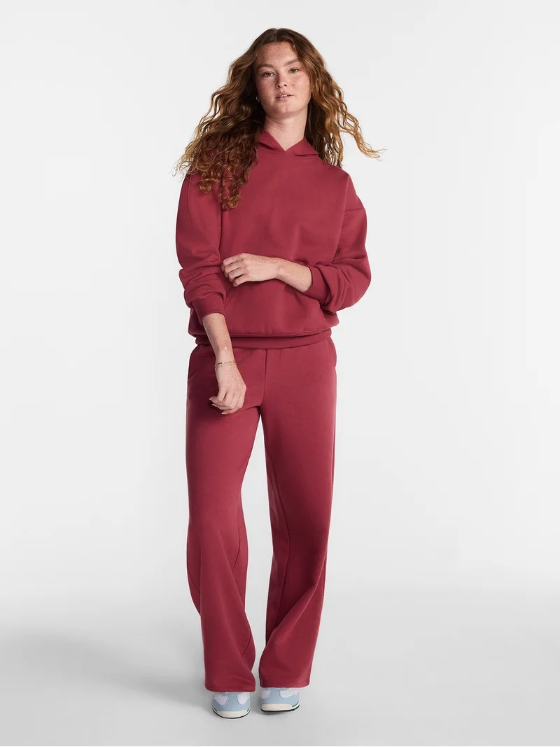 No Boundaries Mini Waist Fleece Pants, 30'' Inseam, Women\u2019s XXS-XXL | Walmart (US)