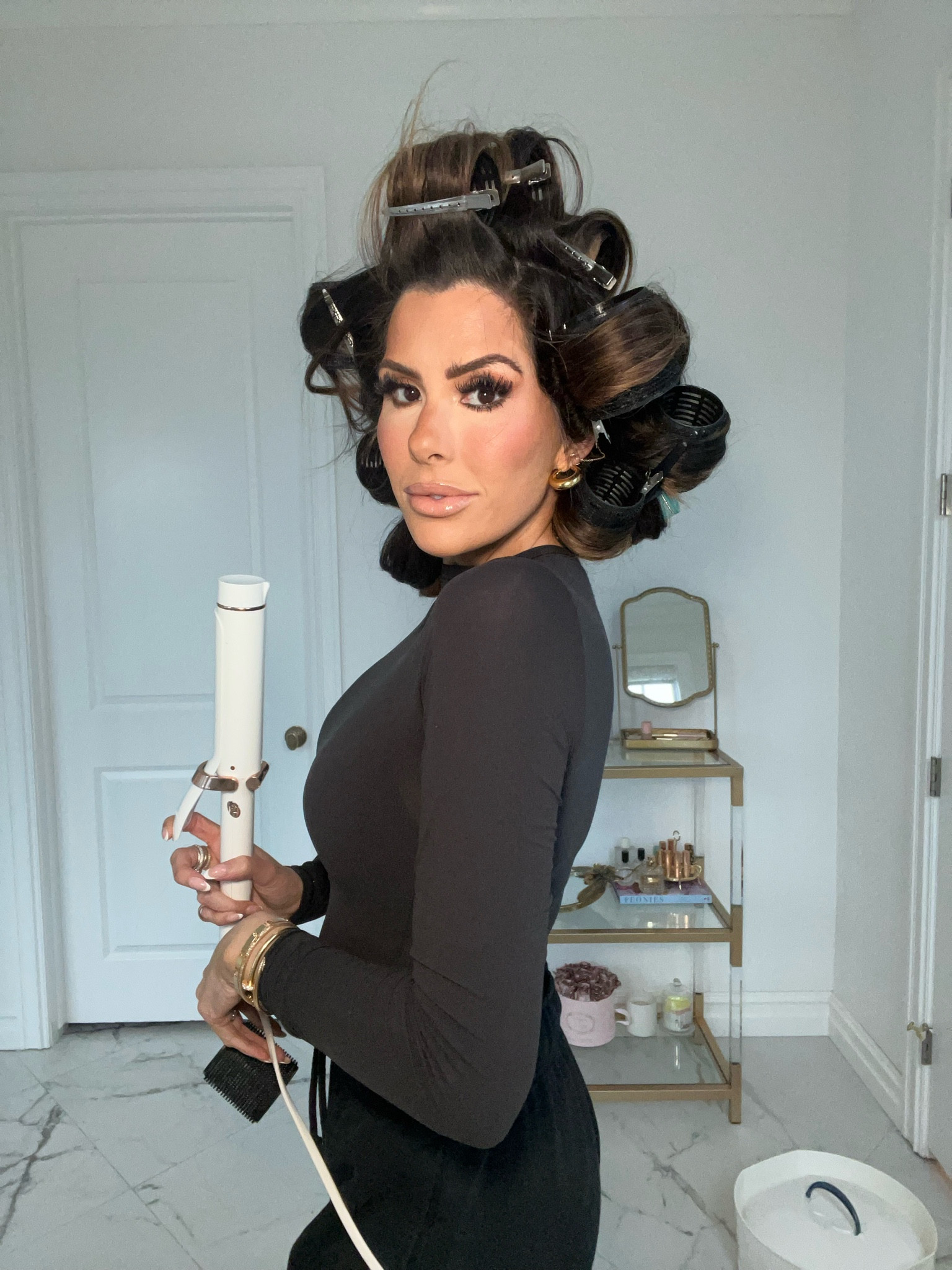 Hair Routine, Emily Gemma Hair, Hair Curlers, Hair Dryer, Tik Tok Routine, Hair Tutorial, Emily Ann Gemma 

#LTKbeauty