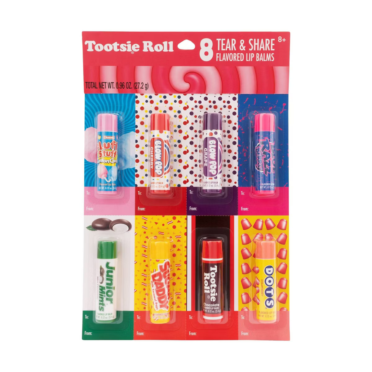 Tootsie Roll Tear & Share Lip Balm - 8ct | Target