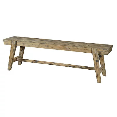 Distressed Antique Wood Bench | Kirkland's Home
