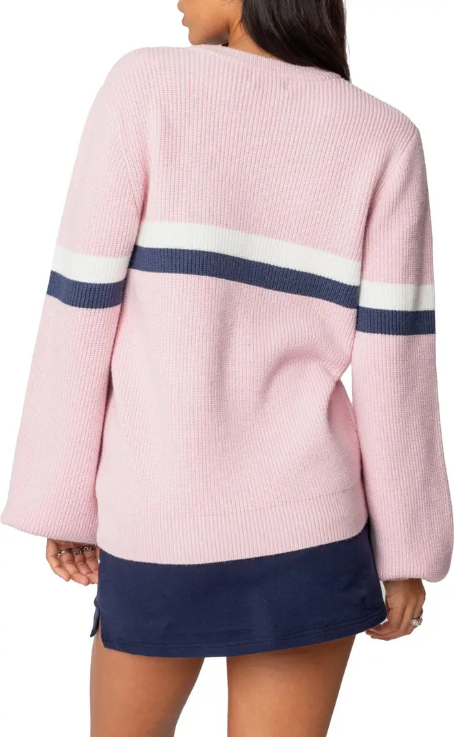 Nautical Stripe Oversize Sweater | Nordstrom