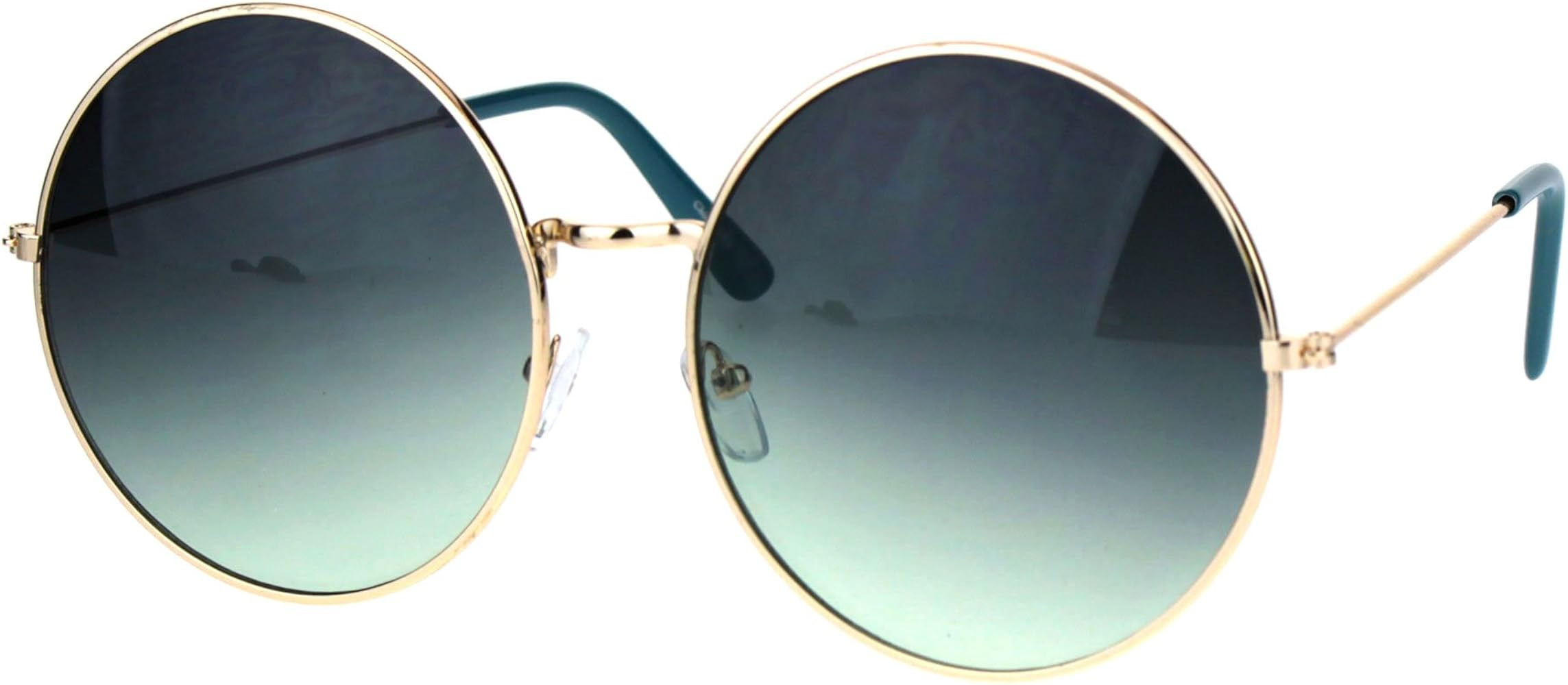 Classic Oversize Joplin Style Hippie Round Circle Lens Sunglasses | Amazon (US)