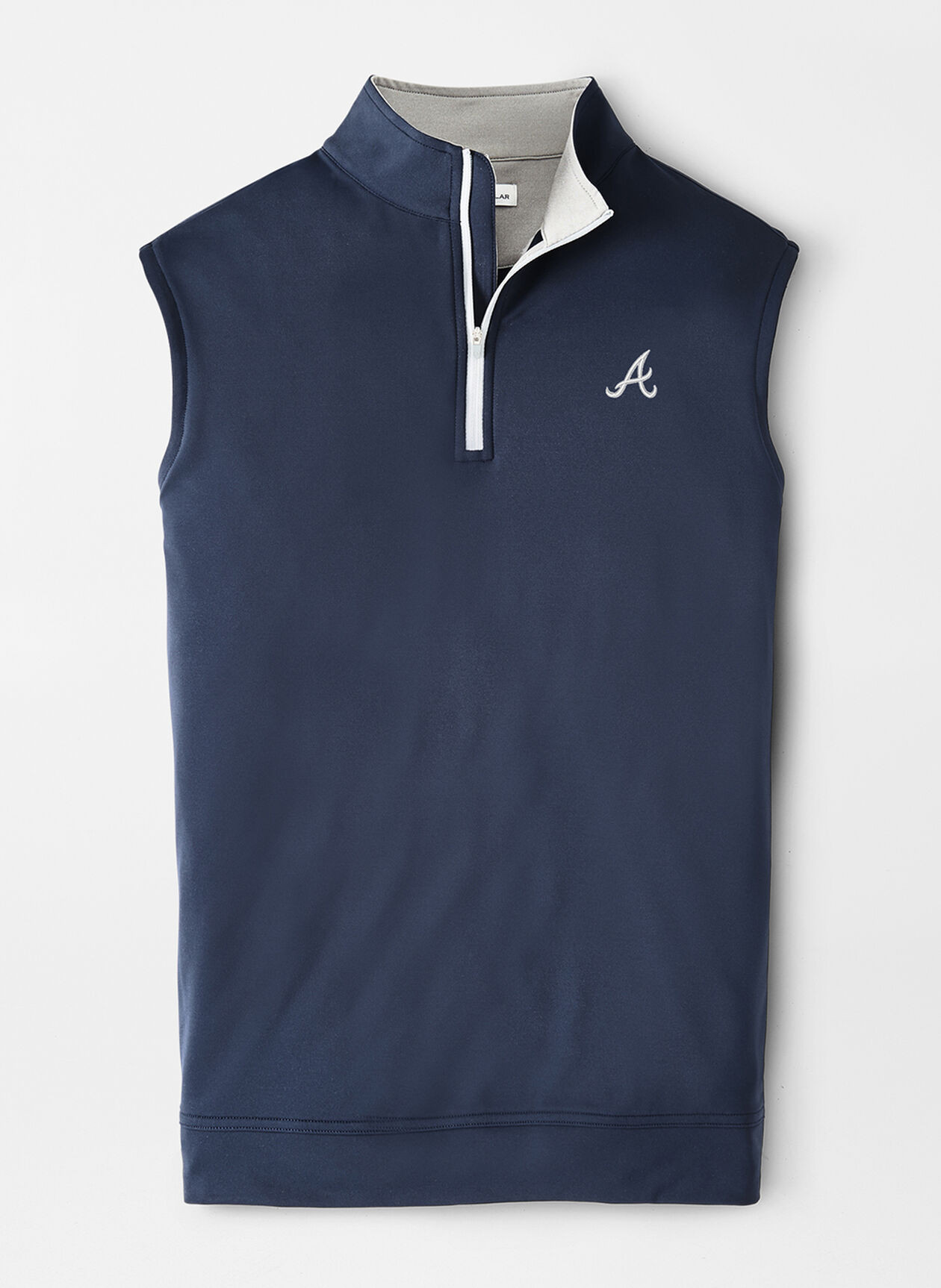 Atlanta Braves Galway Performance Quarter-Zip Vest | Peter Millar