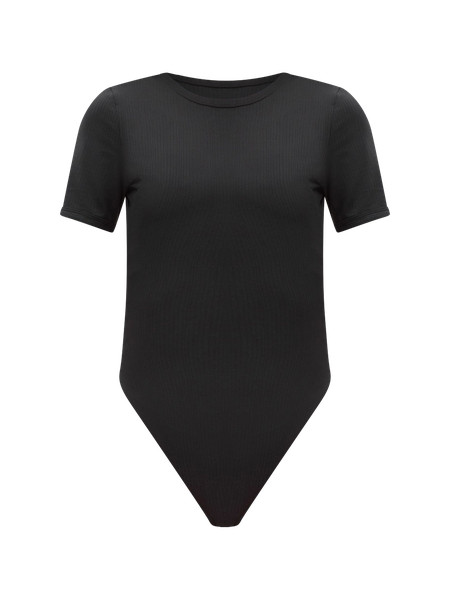 Stretch Cotton Ribbed Short-Sleeve Bodysuit | Lululemon (US)