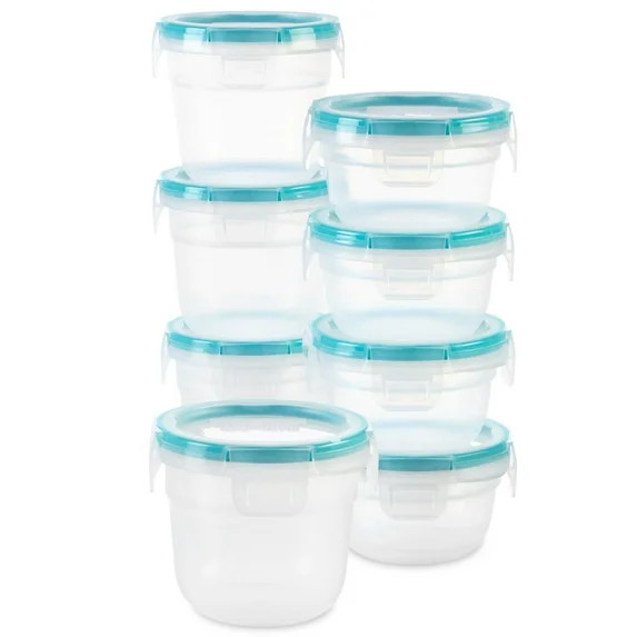 Snapware Total Solution 16-Pc Plastic Food Storage Containers Set, 2-Cup & 1-Cup | Walmart (US)