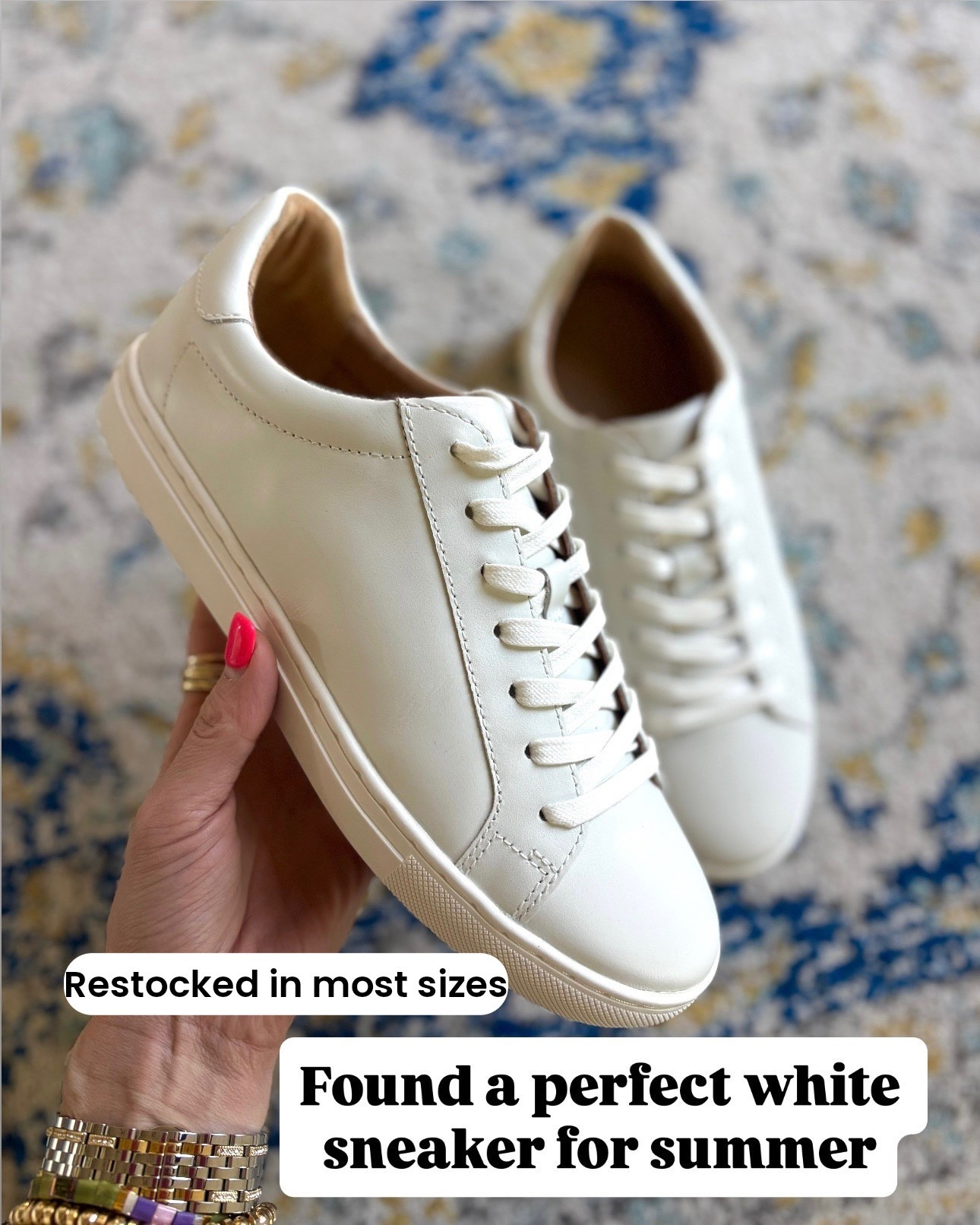 @Quince leather sneaker restocked in most sizes! They went FAST last time! 

#LTKgrwm