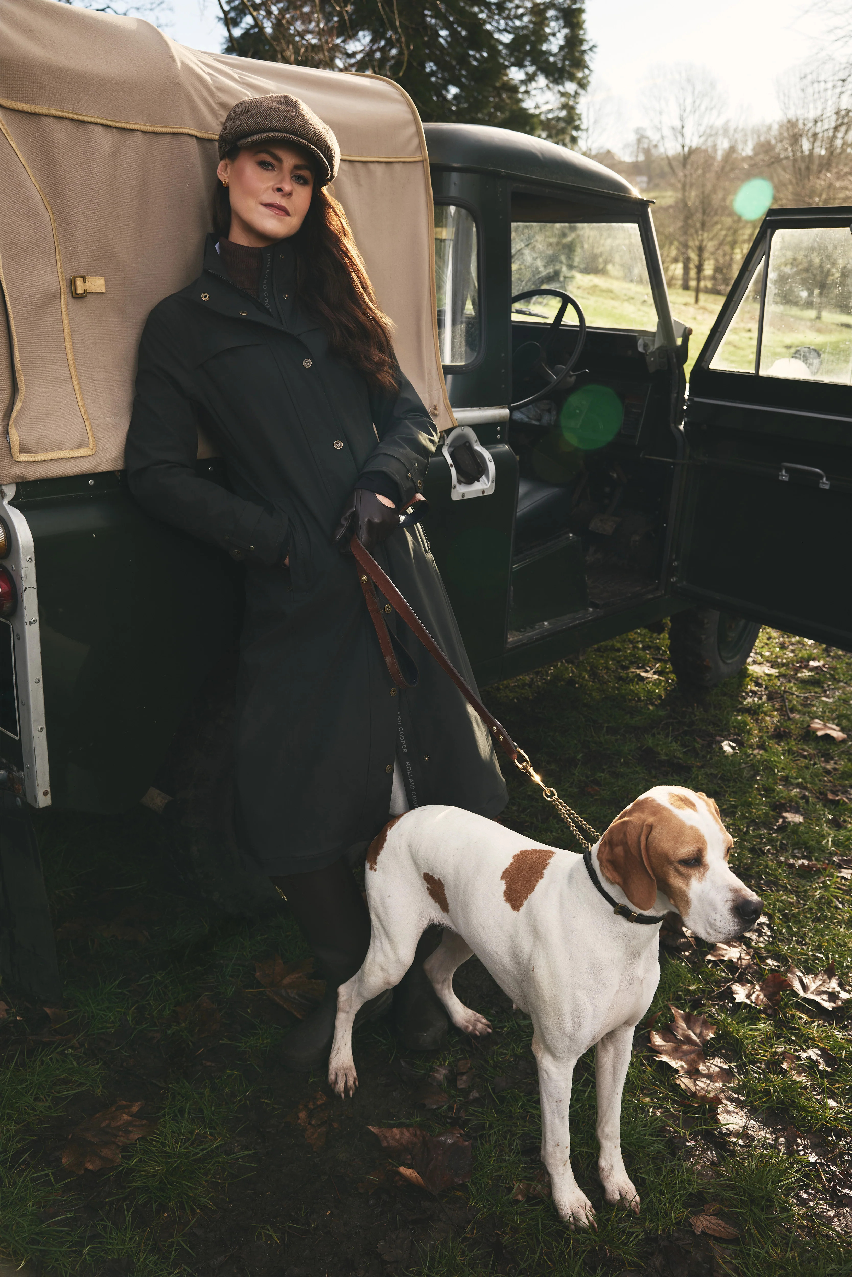 Folgate Coat (Dark Pine Green) | Holland Cooper