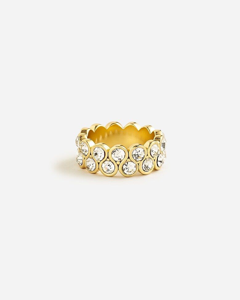 Crystal squiggle ring | J.Crew US
