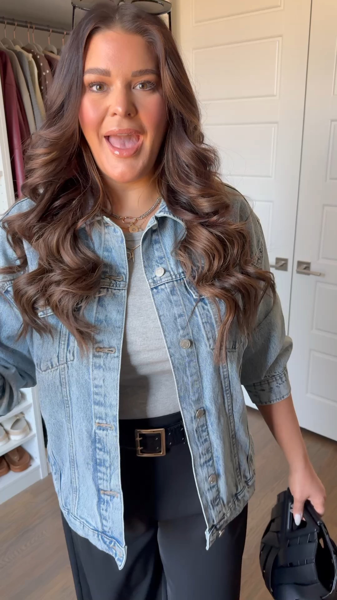 The perfect everyday black trousers!! And OMG I found the holy grail of cute denim jackets and you are going to be shocked at the price! This outfit is simple, comfy but still looks effortlessly chic! 

Jacket: Large
Shirt: Large
Pants: Large Long

millennial fashion, mom style, leggings outfit, Amazon fashion, midsize style, midsize mom style, updating my wardrobe, trendy style, cozy style, school pickup outfit

#midsizefashion #midsizestyle #amazonfinds #amazonfashion #amazonmusthaves #stylereels #fashionreels #casualfashion


#LTKgrwm #LTKootd #LTKmomlife