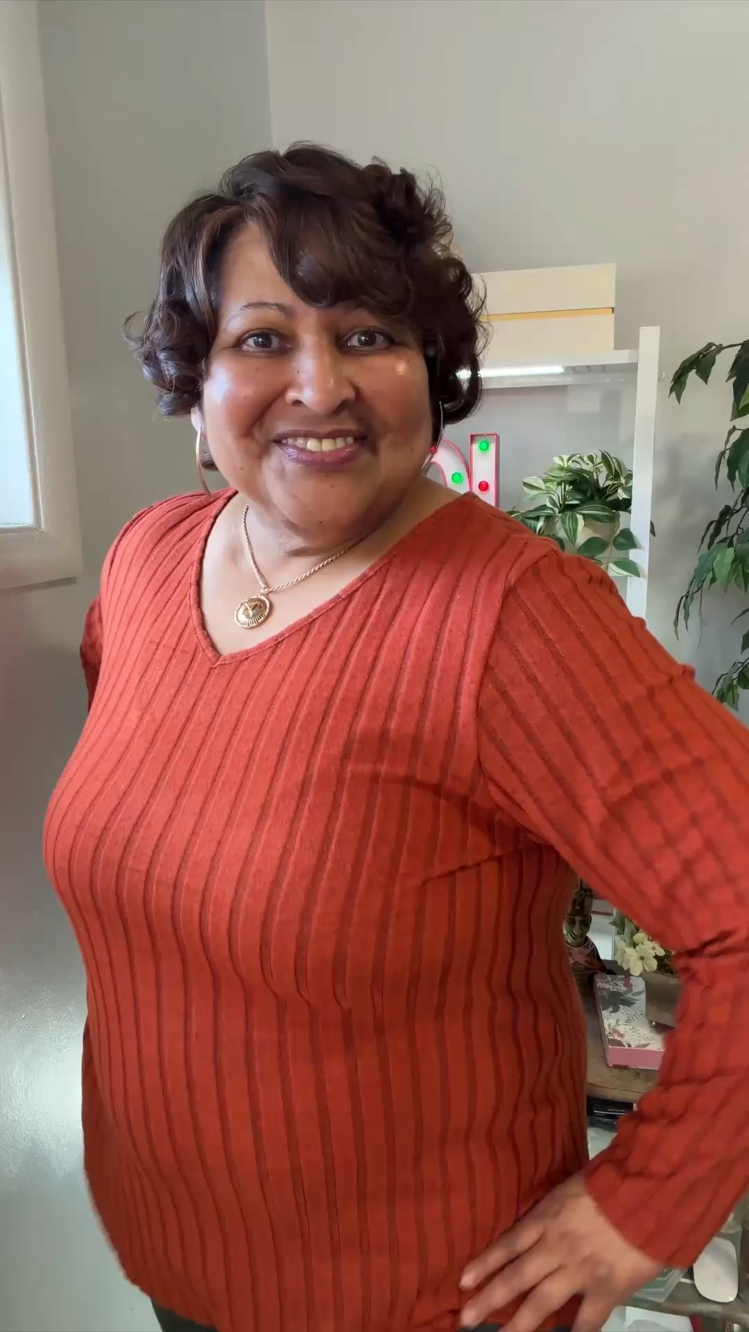 The caramel color is so yummy!
With the vneck and soft knit fabric it’s stylish and very affordable too. sizes up to 4X.
I’m wearing a 2X and it runs true to size
Enjoy 🙋🏽‍♀️

#LTKootd #LTKPlusSize