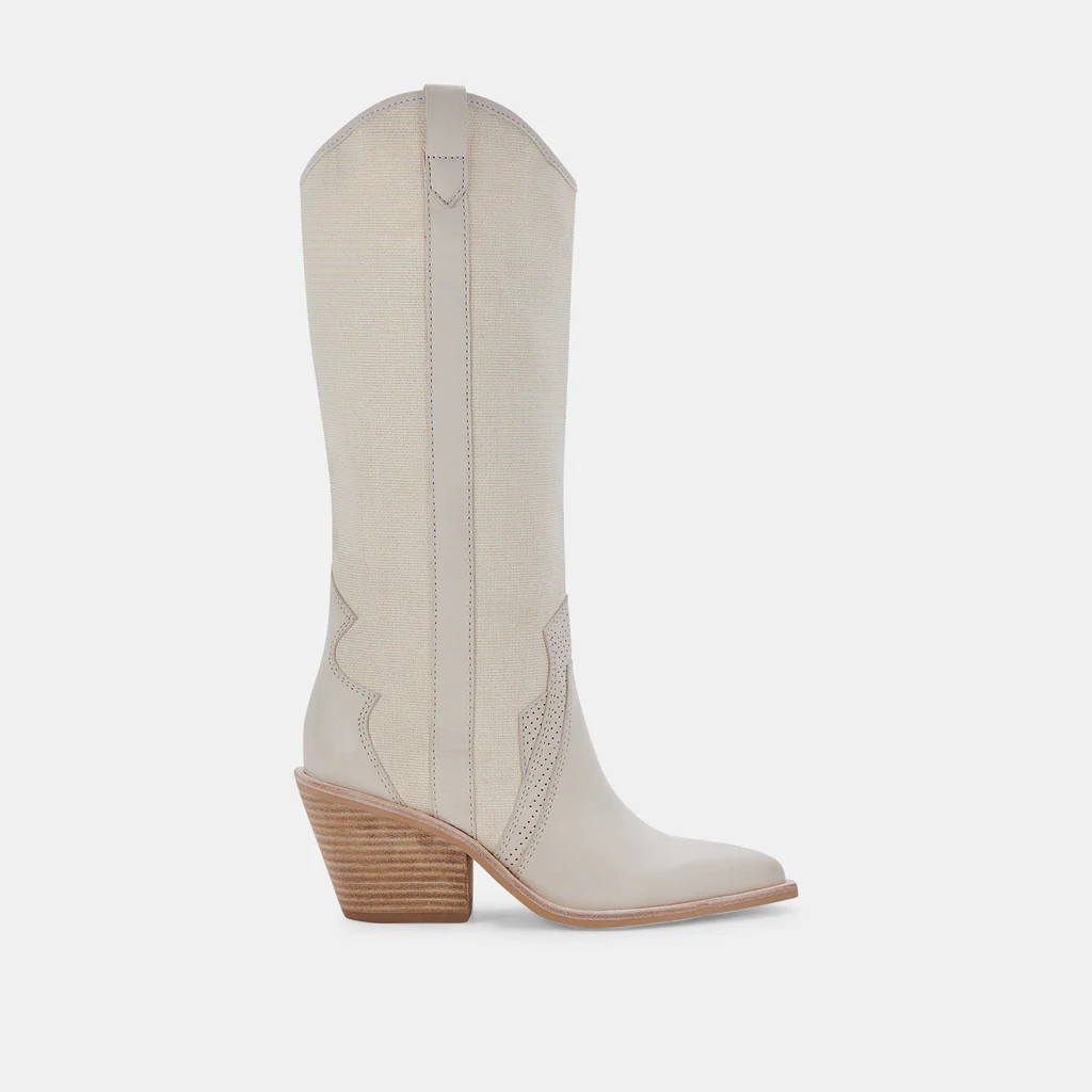 NAVENE BOOTS IVORY NUBUCK | DolceVita.com