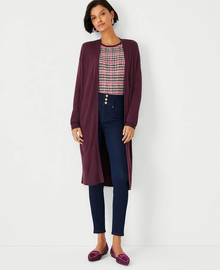 Petite Duster Open Cardigan | Ann Taylor (US)