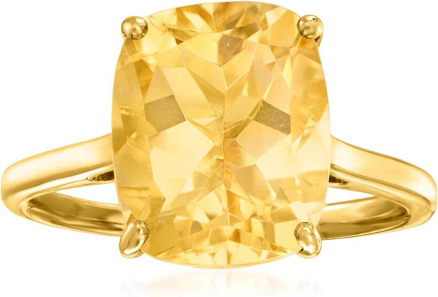 Ross-Simons 4.60 Carat Citrine Ring in 18kt Gold Over Sterling | Amazon (US)