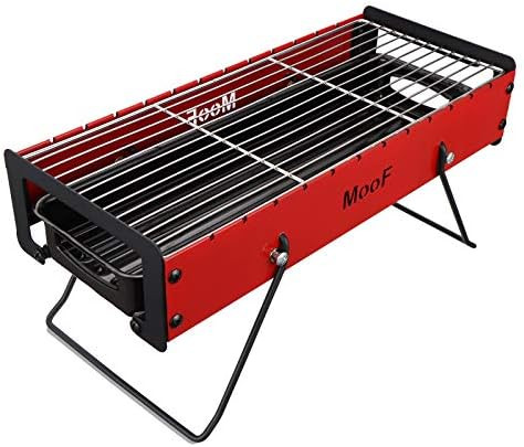 MooF C7 Portable Charcoal Grill, Small Folding BBQ Grill, Kabab/Kabob Grill for cooking, picnic, ... | Amazon (US)
