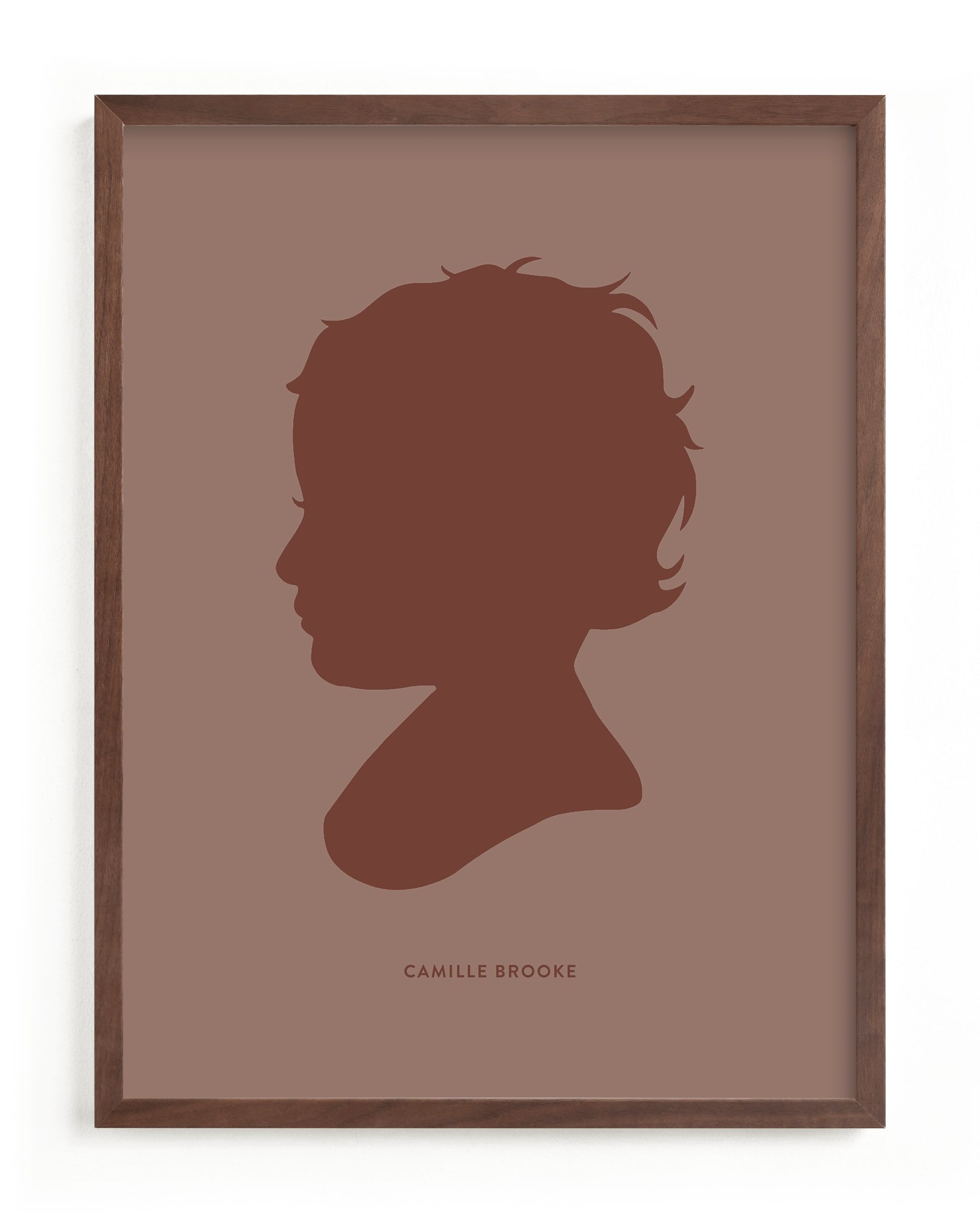 "Tone on Tone Silhouette" - Silhouette Digital Art by Minted. | Minted