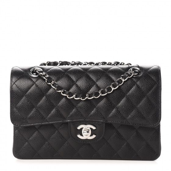 CHANEL Caviar Quilted Small Double Flap Black | Fashionphile