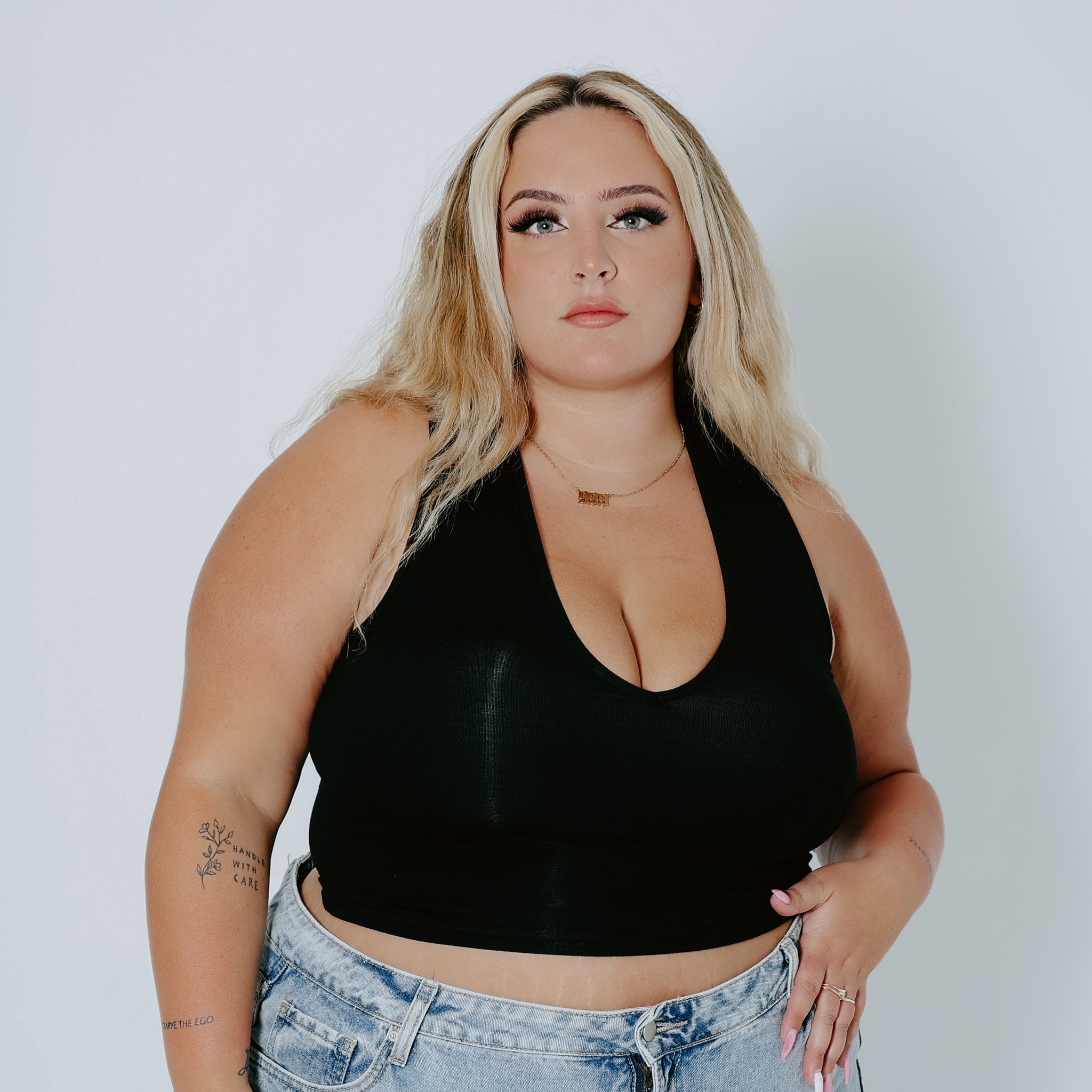 V Neck Brami (Crop) | Klassy