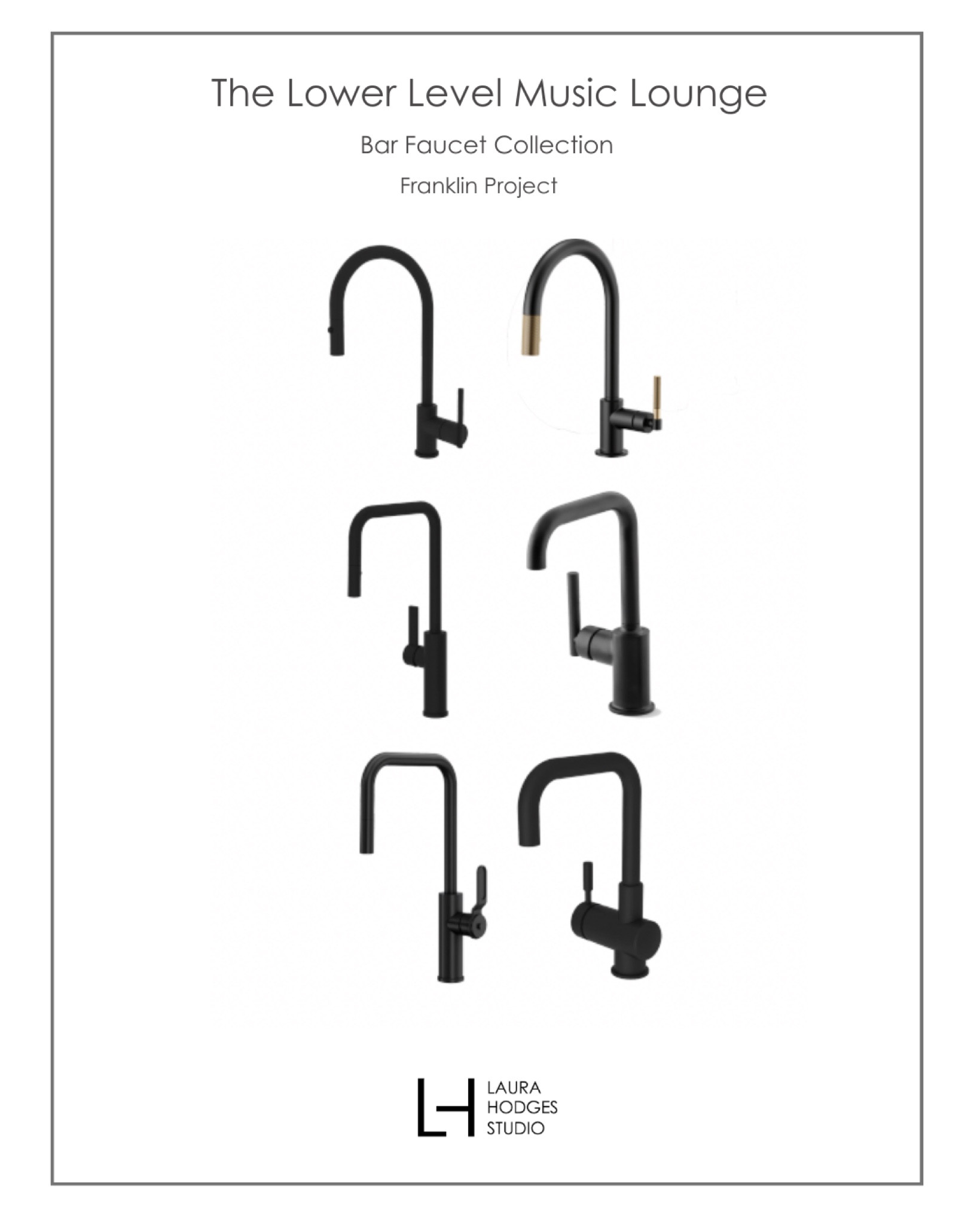 Some matte black bar faucets for your at home bar!