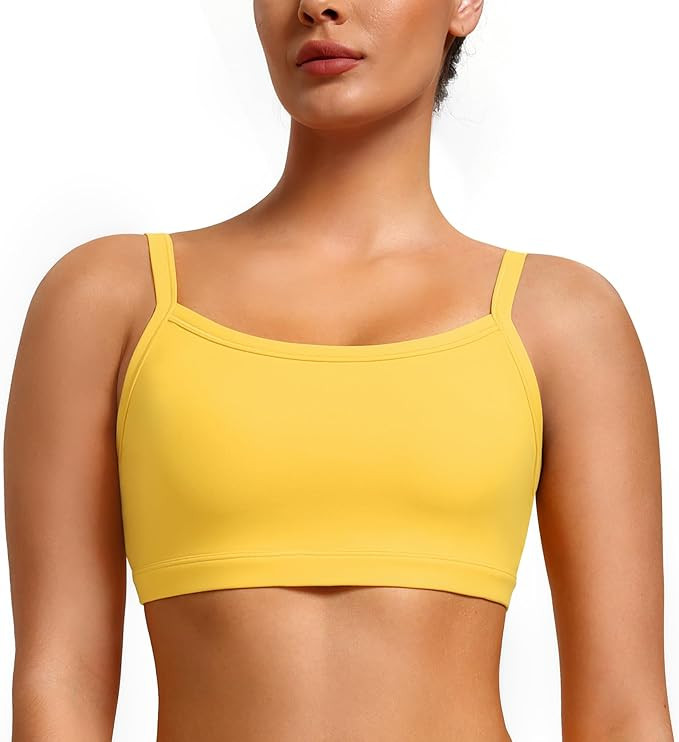 Colorfulkoala Women's Sculptiva Sports Bra with Adjustable Straps, Wireless Padded Yoga Workout T... | Amazon (US)