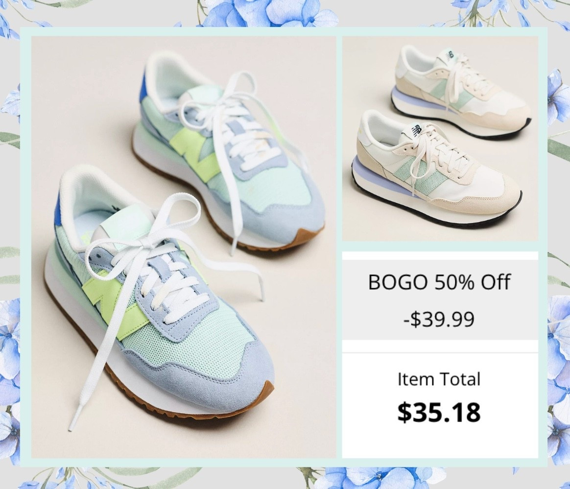 Stack code SAVE15 for $15 off! 

If you do the pictured deal, you have to add the blue shoes first! Then add the beige.

#LTKSaleAlert #LTKSeasonal #LTKActive
