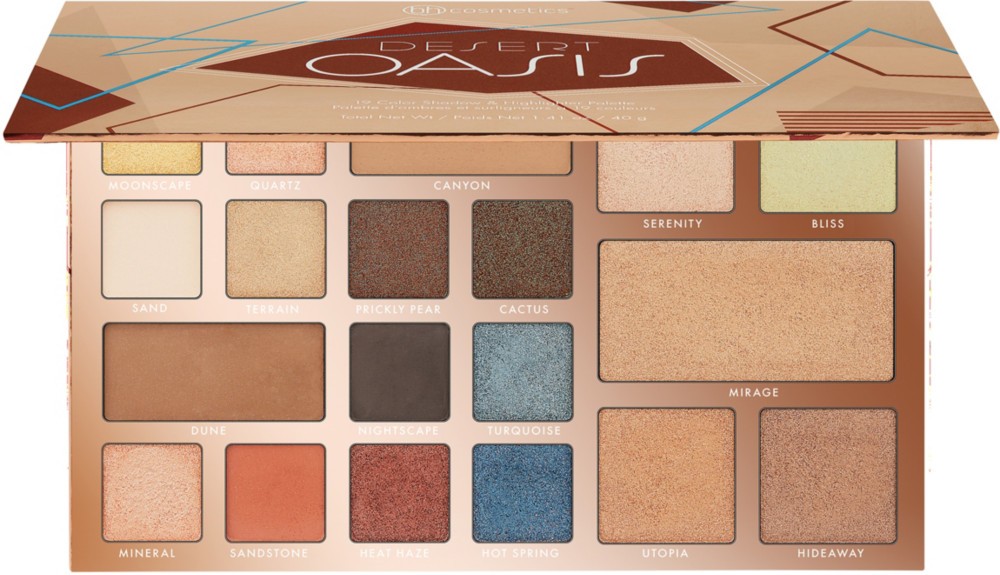 Desert Oasis - 19 Color Shadow & Highlighter Palette | Ulta