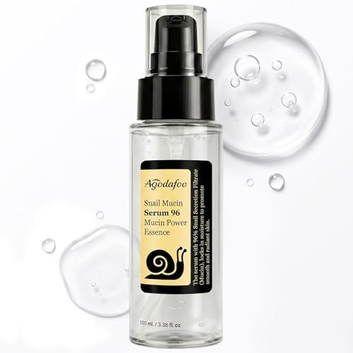 Snail Mucin Serum 100ml, Hydrating Serum for Face with Snail Secretion Filtrate, Advanced Snail 96% Mucin Power Essence for Dull Skin, Repairing Moisturizing Skin Care for Women | Amazon (US)