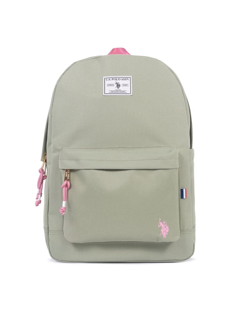 U.S. Polo Assn. Unisex Kid's 18" Solid Core Backpack, Sage | Walmart (US)