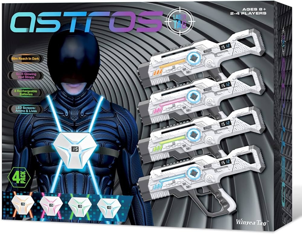 Winyea Tag Laser Tag Rechargeable, Lazer Tag Guns for Kids Gifts for Teens & Adults, Family Games... | Amazon (US)