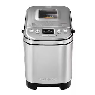 Cuisinart Automatic 2 lbs. Brushed Stainless Steel Bread Maker with Gluten-Free Setting, silver/Brus | The Home Depot