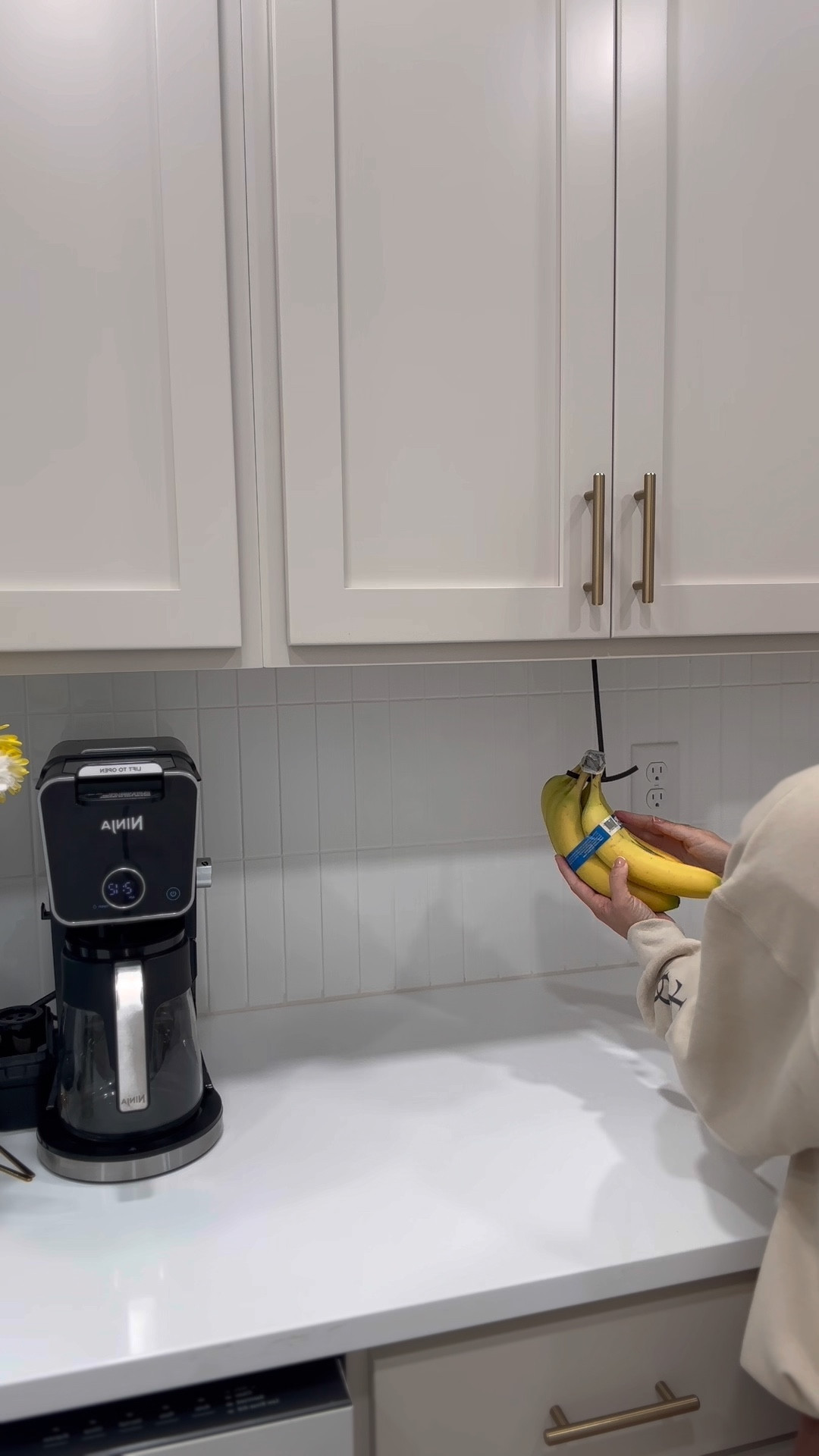 Clutter free home 
Clutter free counters 
Under cabinet banana hook
Amazon find 
Kitchen hack 

#LTKHome #LTKSaleAlert