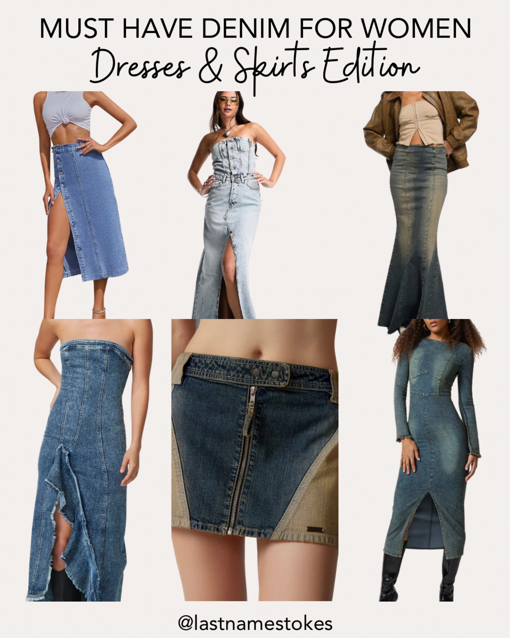 Must have denim skirts and dresses that transition from Winter to Spring to Summer to Fall ❤️

#LTKover40 #LTKfindsunder50 #LTKstyletip