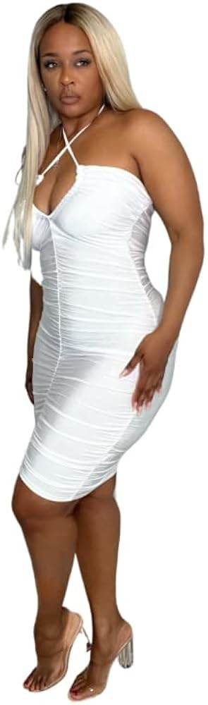 Highlight Women's Spaghetti Strap Dress | Amazon (US)